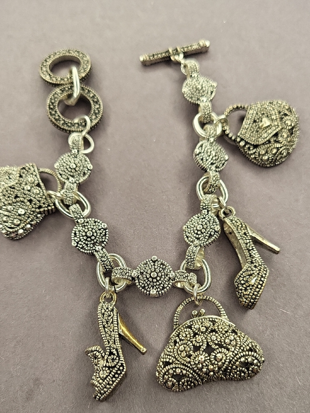 Silver Charm Bracelet